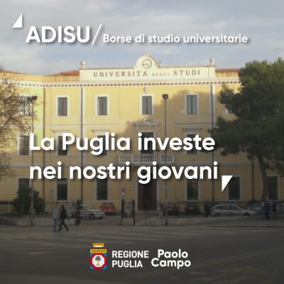 La Puglia investe nei nostri giovani