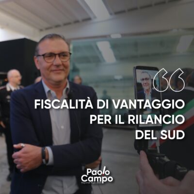 Fiscalità di vantaggio per il rilancio del Sud