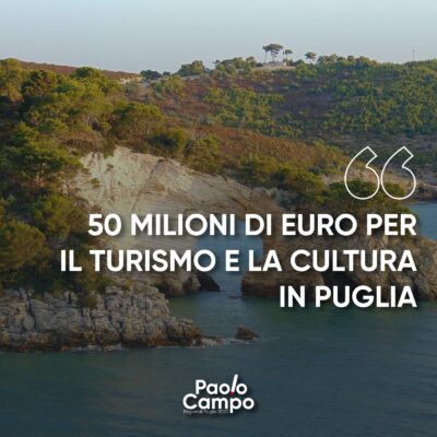 50 milioni di euro per il turismo e la cultura