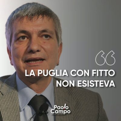 La Puglia con Fitto non esisteva