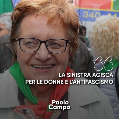 La sinistra agisca per le donne e l’antifascismo