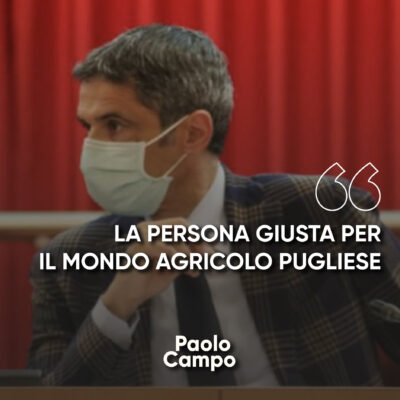 La persona giusta per il mondo agricolo pugliese