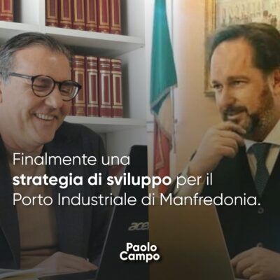 Finalmente una strategia di sviluppo per il Porto Industriale di Manfredonia